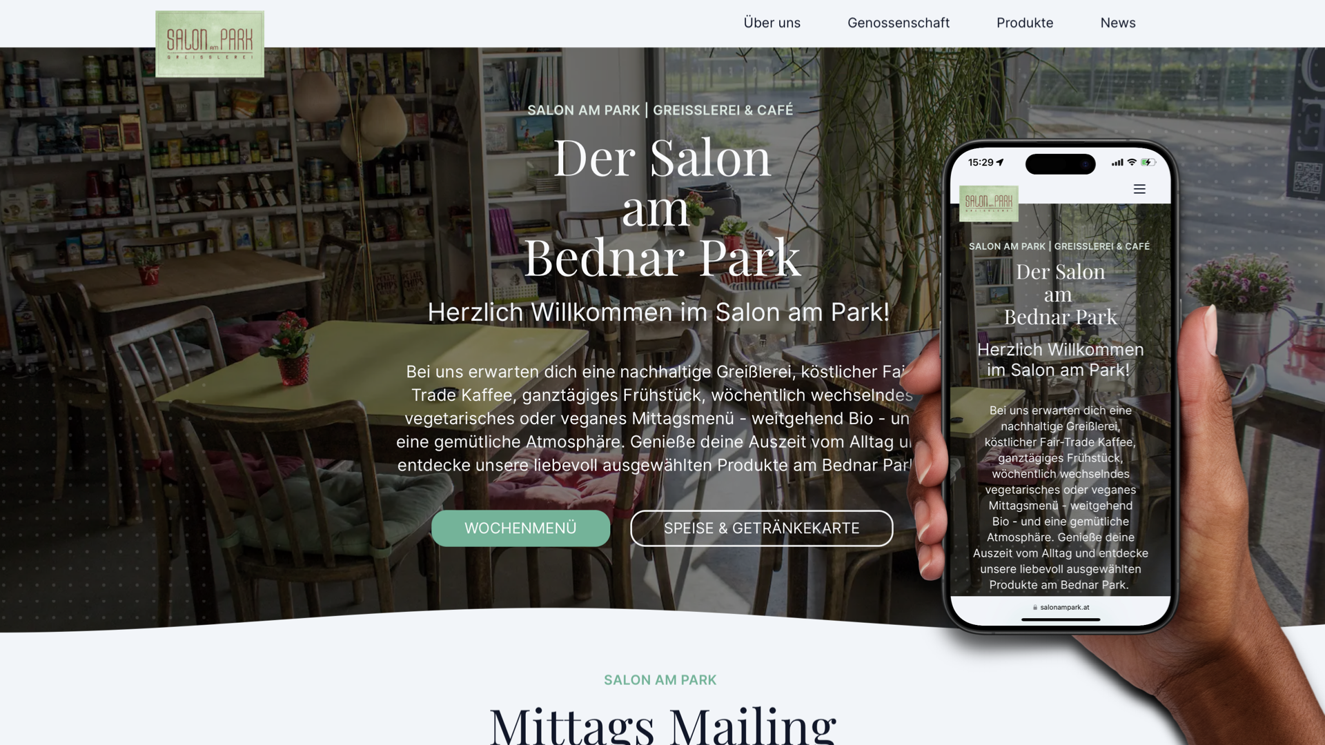 Screenshot Salon am Park